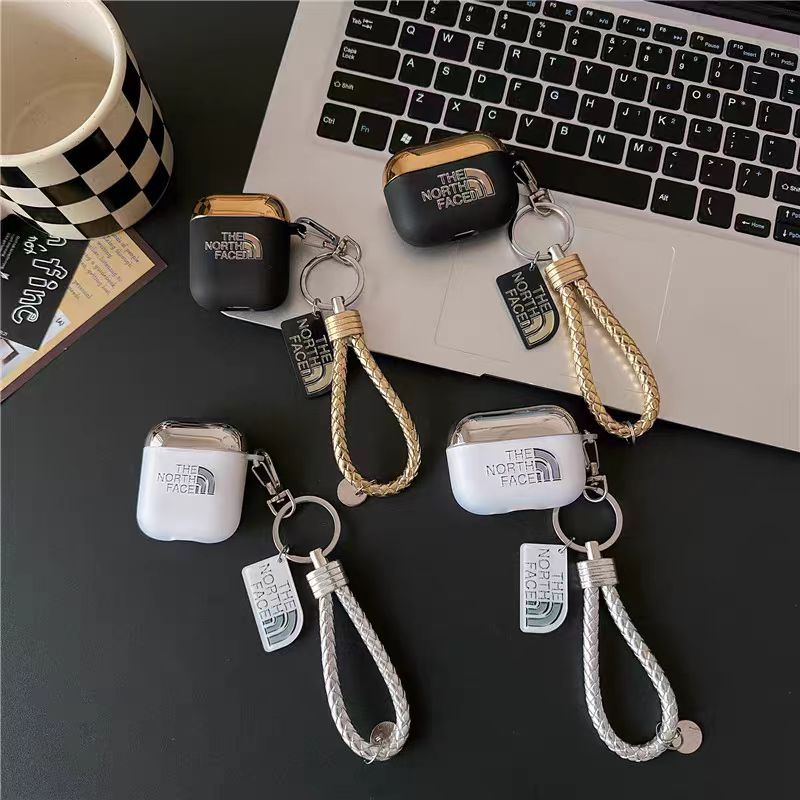 Galvanisiertes silbernes Airpods-Etui