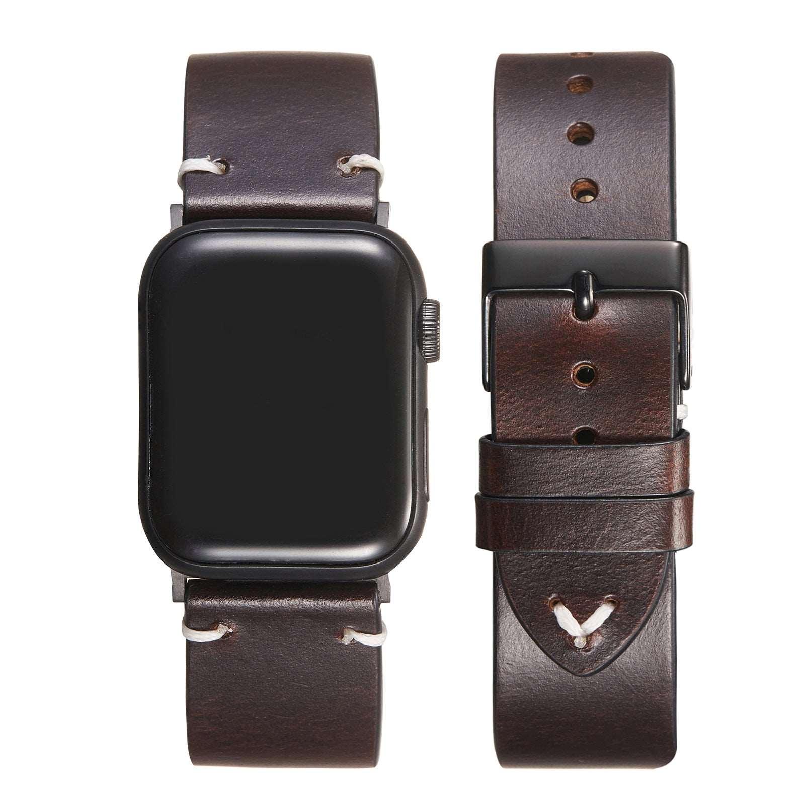 Vintage Oil Wax Leather iWatch Band - Most iPhone Case